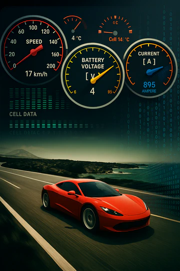 TM-Elektromobil-PC — Console Interface for Electric Vehicle Race